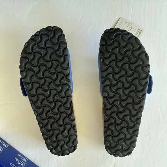 Birkenstock MADRID BIG BUCKLE Navy Blue leather Sandals 38 women’s - Picture 3 of 15